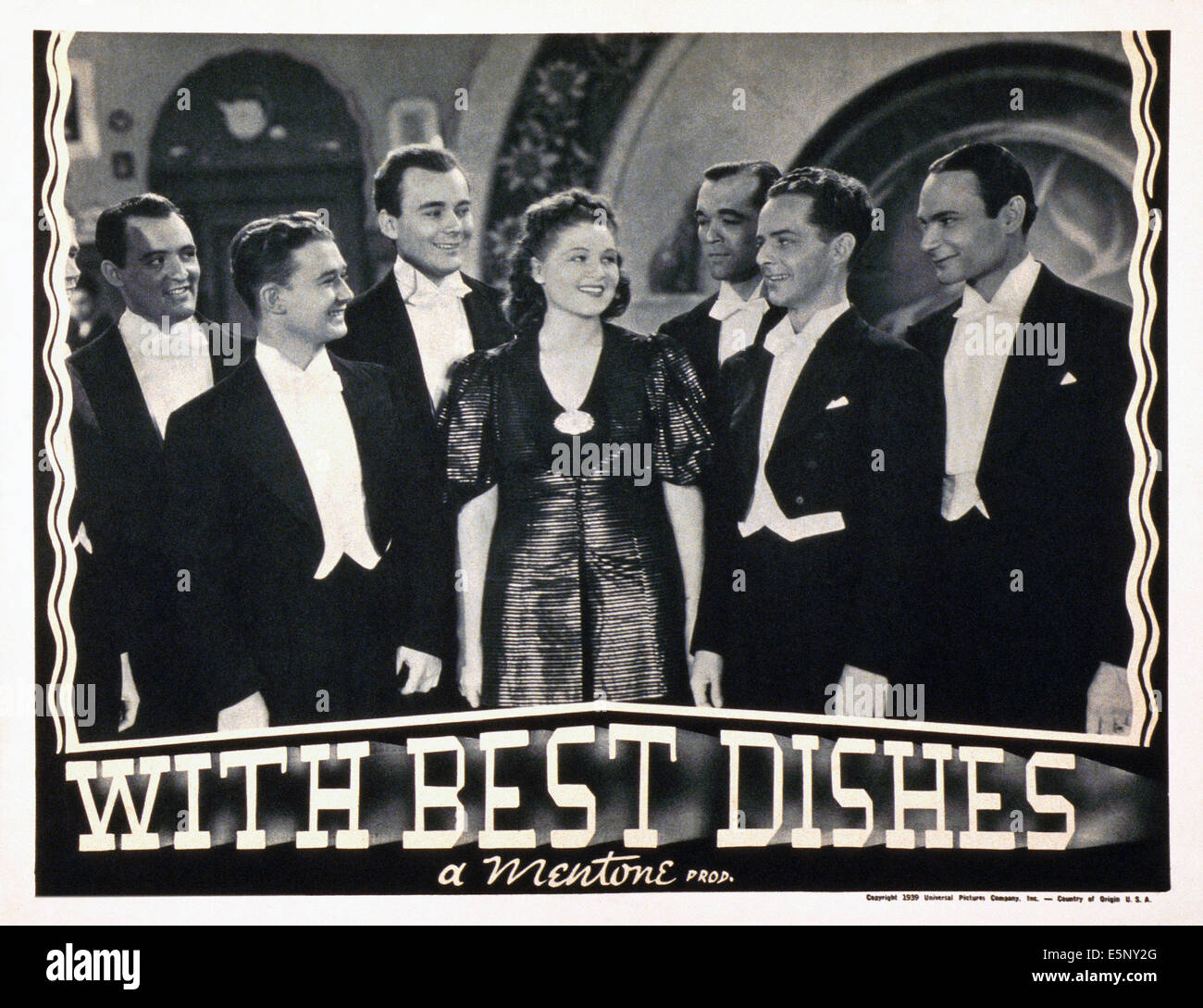 Con i migliori auguri, noi lobbycard, 1939 Foto Stock