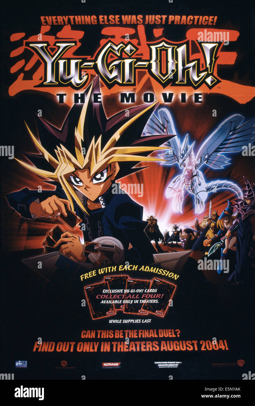 YUGIOH!: il filmato (aka YU-GI-OH!: Il film), US anticipo poster, Yugi, 2004, ©Warner Brothers/cortesia Everett Foto Stock