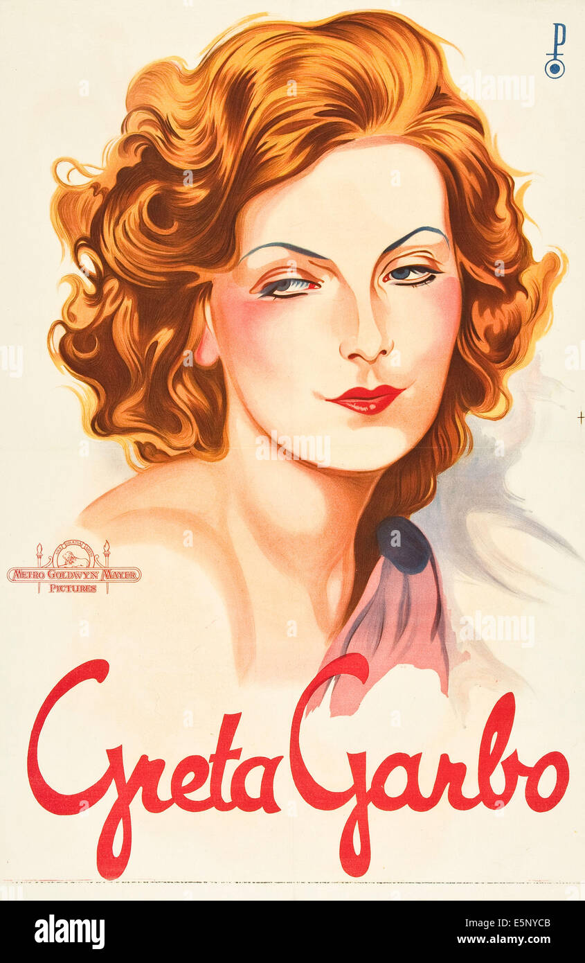Greta Garbo su trenta personalità poster Foto stock - Alamy