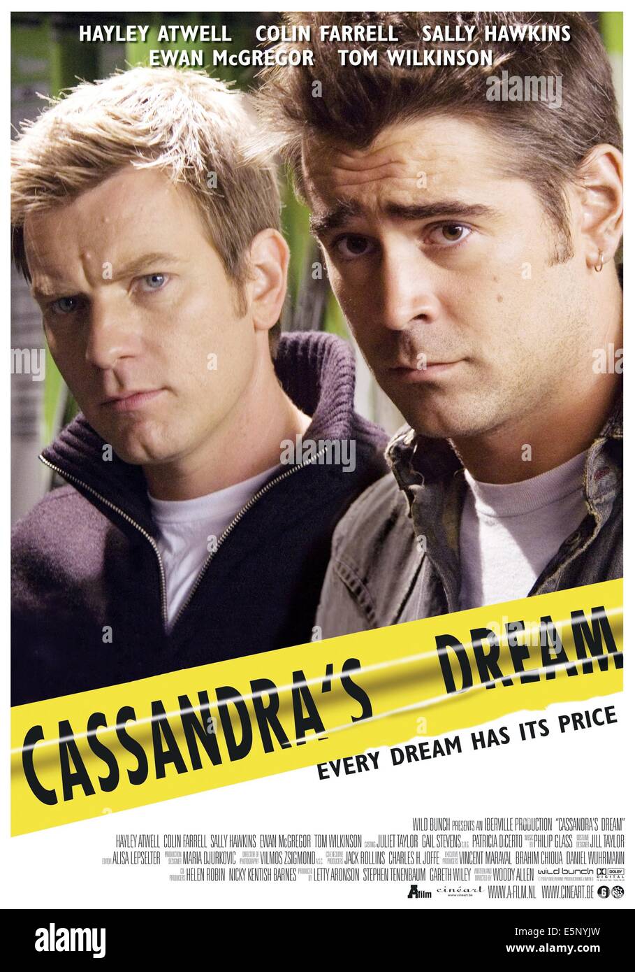 CASSANDRA'S DREAM, da sinistra: Ewan McGregor, Colin Farrell, 2007 © Weinstein Company/cortesia Everett raccolta, Foto Stock