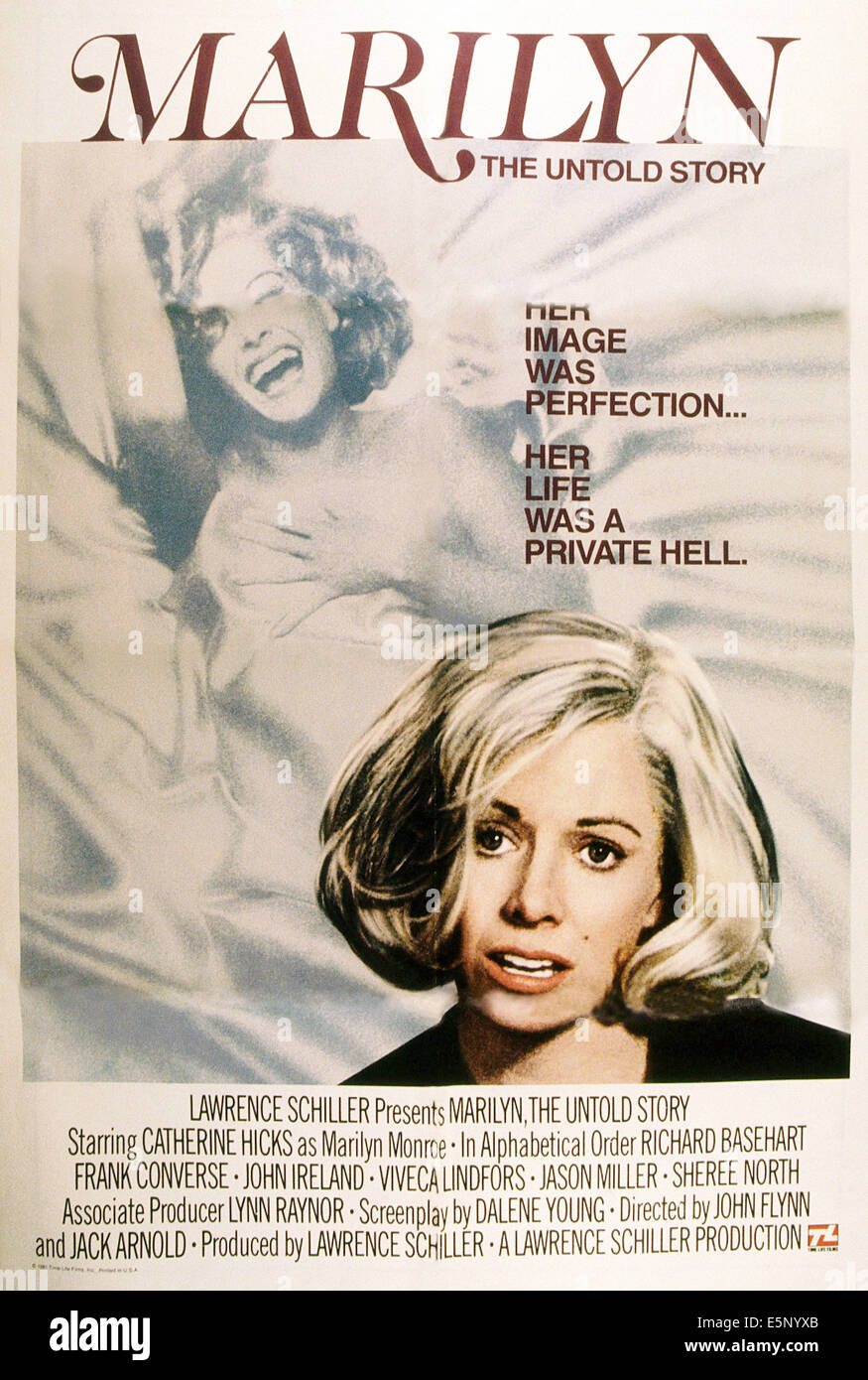 MARILYN: la storia indicibile, Catherine Hicks come Marilyn Monroe, 1980, © ABC/cortesia Everett Collection Foto Stock