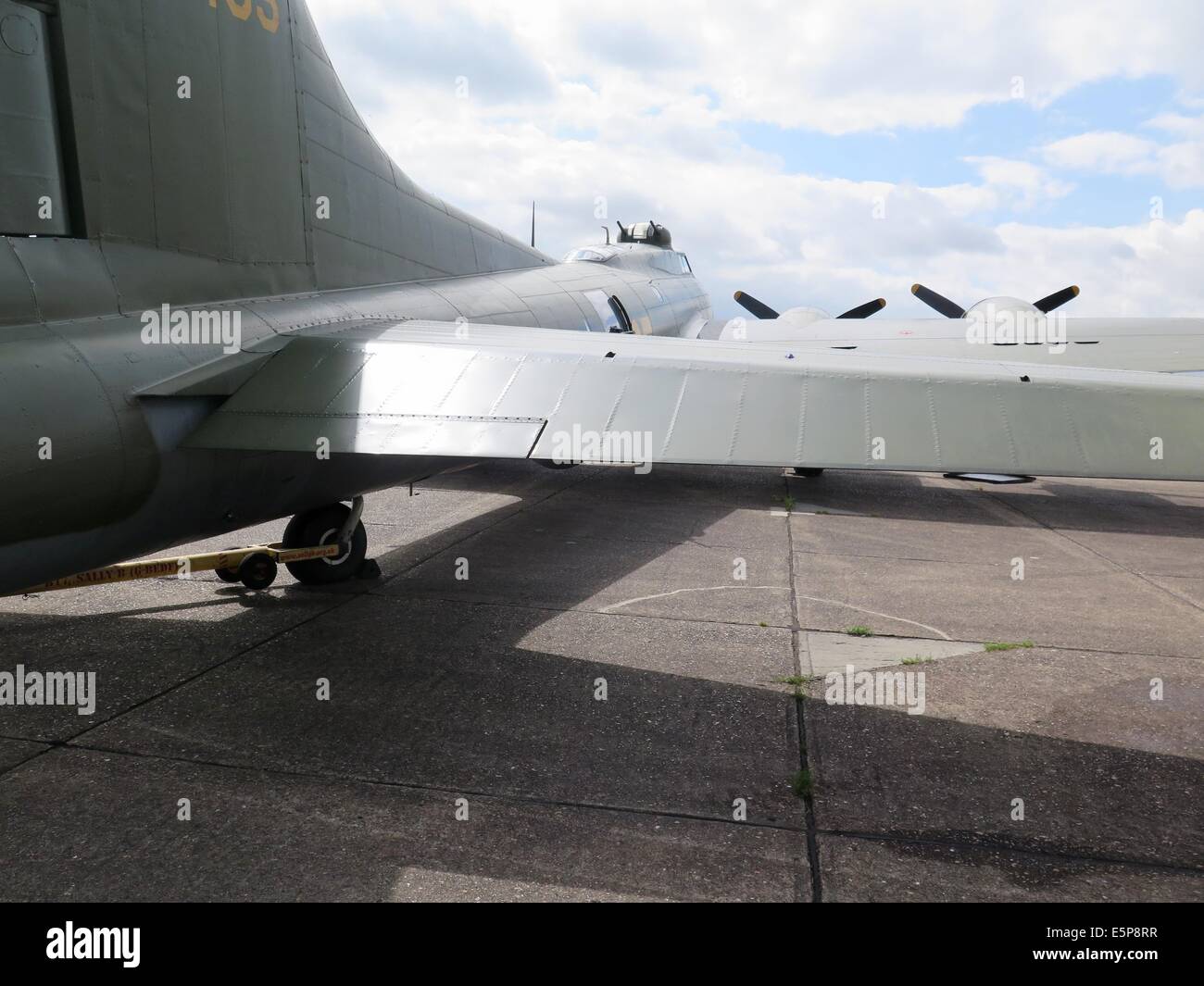 Boeing B42 a Duxford American Air Museum Foto Stock