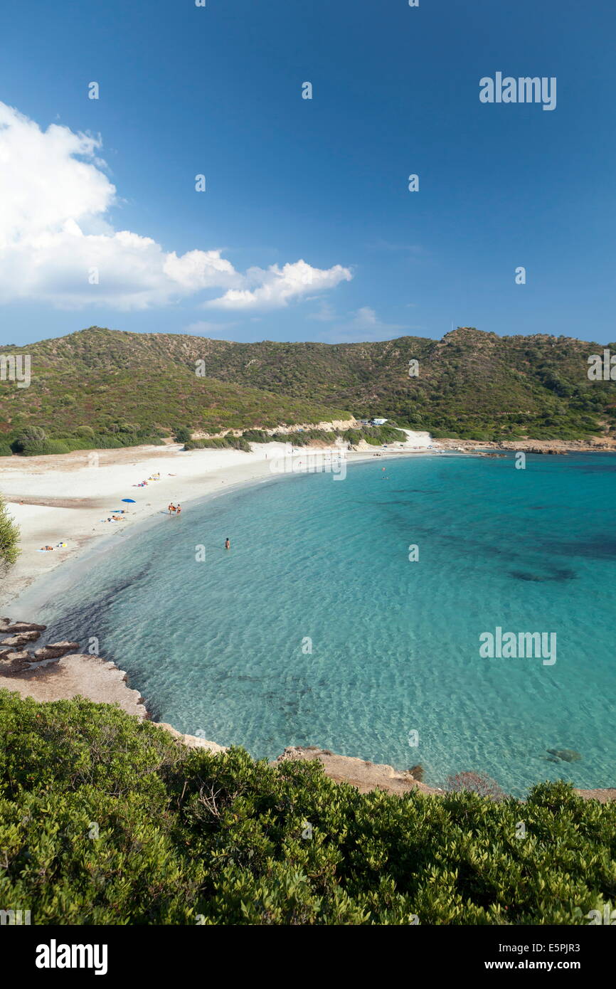 Costa Del Sud Vicino A Chia Della Provincia Di Cagliari