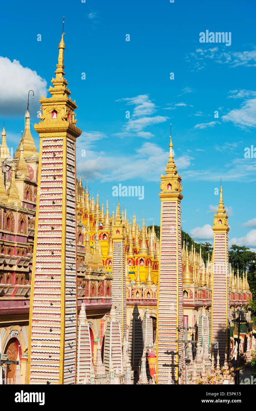 Thanboddhay Paya tempio, Monywa, Myanmar (Birmania), Asia Foto Stock