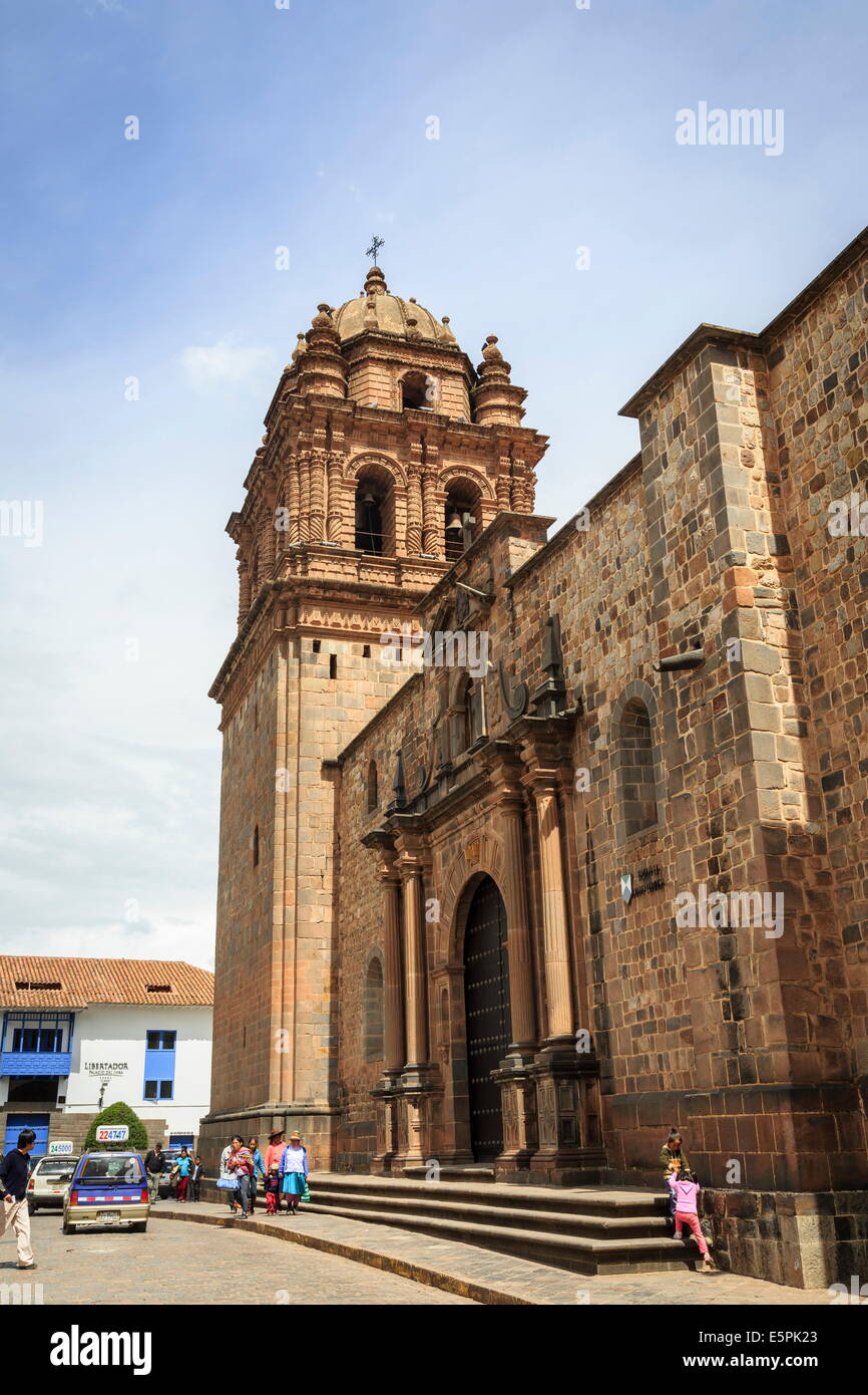 Chiesa di Santo Domingo a Qorikancha, Cuzco, Sito Patrimonio Mondiale dell'UNESCO, Perù, Sud America Foto Stock