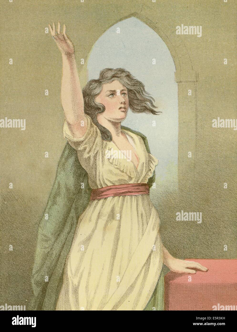 Santa Giovanna d'arco, la cameriera di Orleans, 1412 - 1431, patrono della Francia Foto Stock