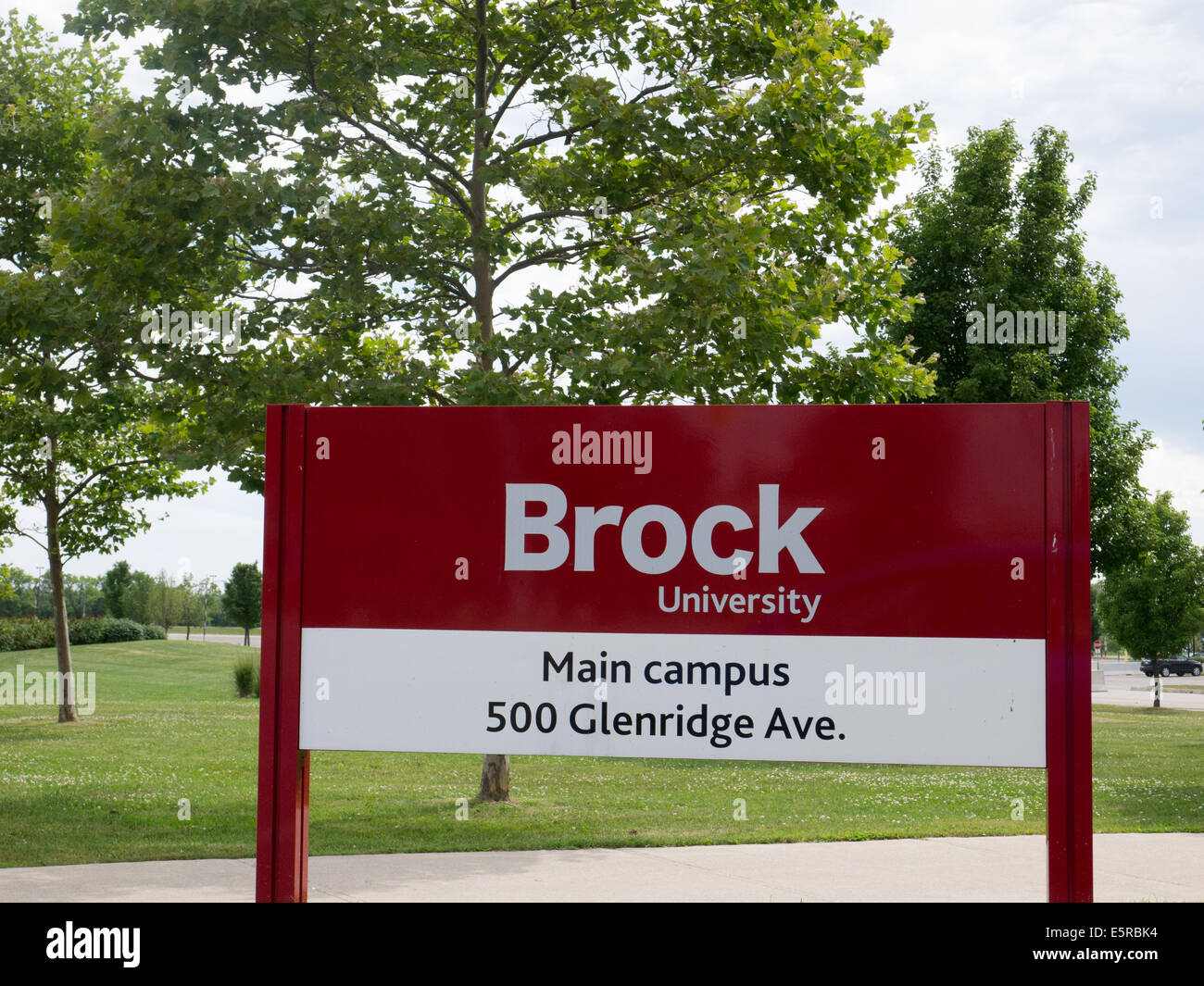Brock campus universitario St Catharine Canada Foto Stock