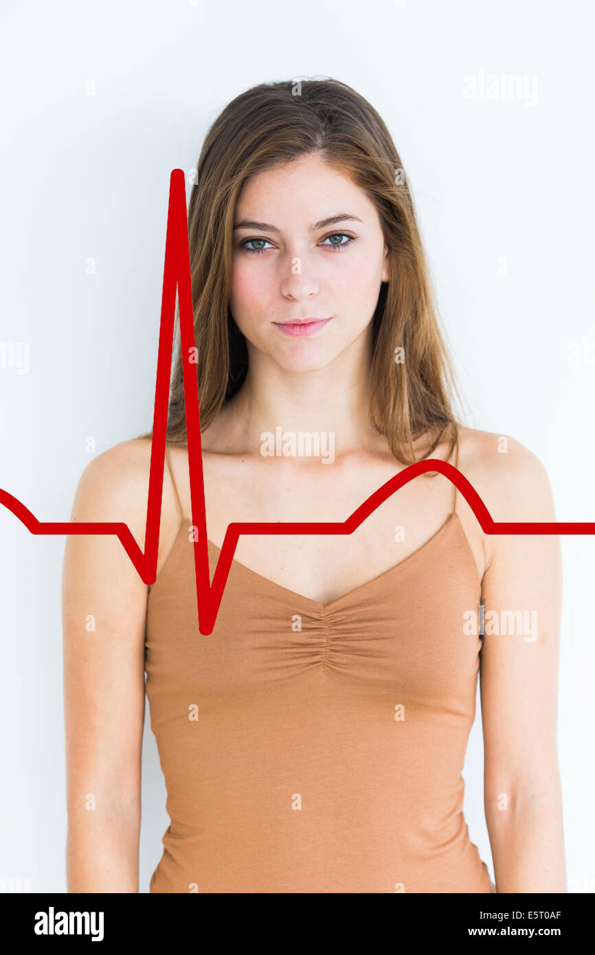Concetto di cardiologia. Foto Stock