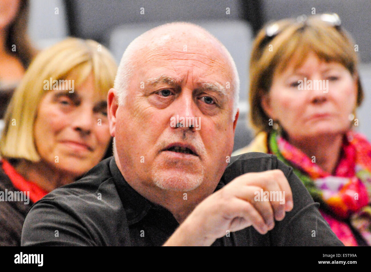 Belfast, Irlanda del Nord. 5 Ago, 2014. Ex-IRA membro ed ex membro del parlamento di Westminster, Danny Morrison Credit: stephen Barnes/Alamy Live News Foto Stock