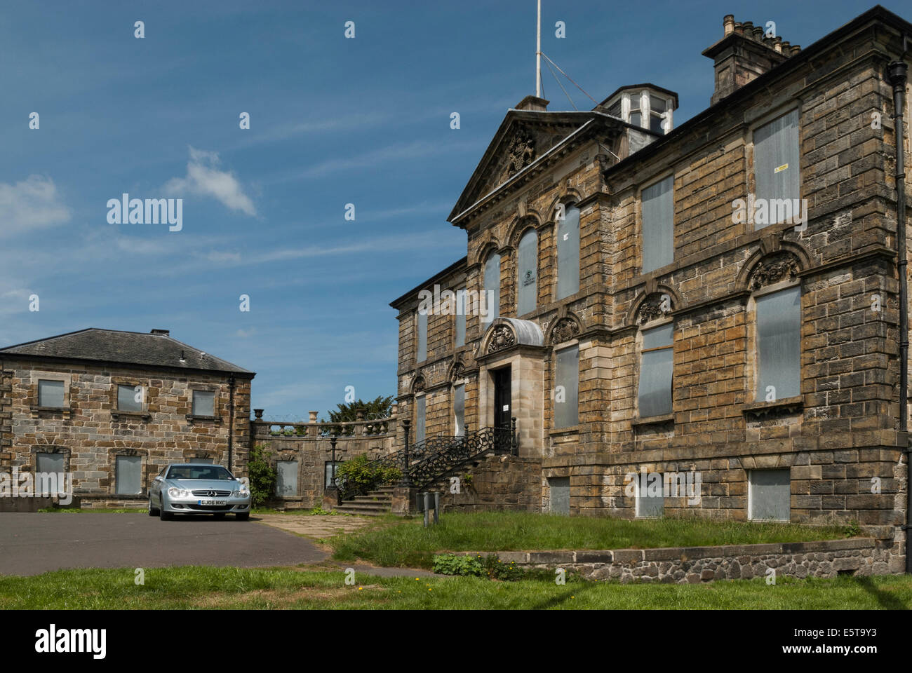 Cumbernauld House di Cumbernauld Glen Cumbernauld Park vicino a Glasgow Foto Stock