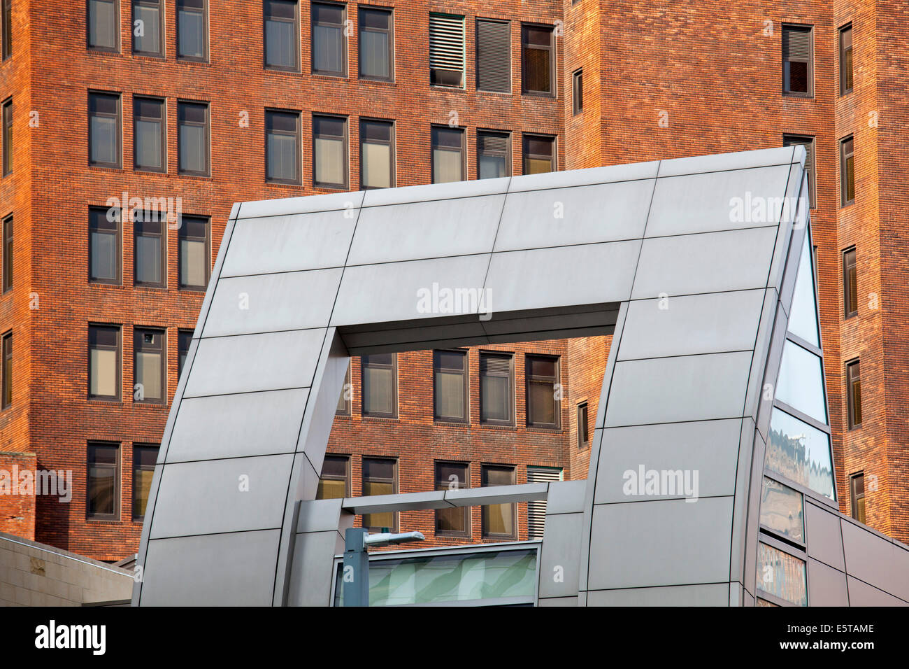 Pittsburgh, Pennsylvania - Agosto Wilson Center for African American cultura. Foto Stock