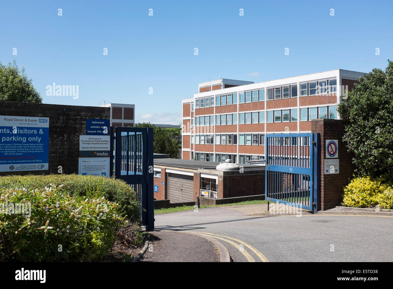 RD&E Royal Devon e Exeter NHS Hospital, Heavitree locali, Exeter, England, Regno Unito Foto Stock