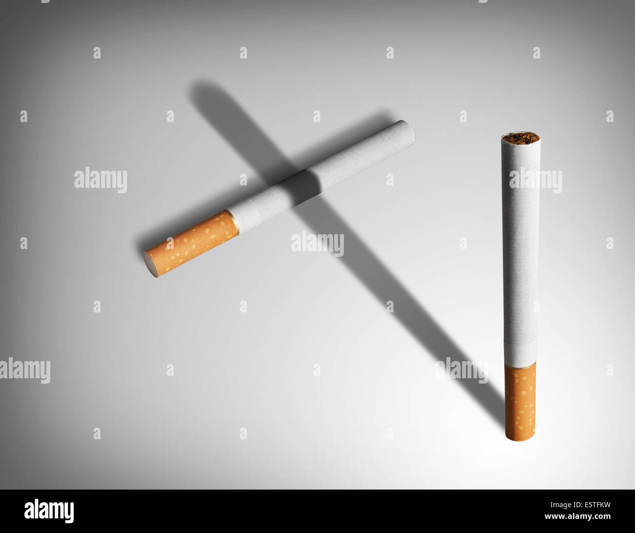Il fumo uccide il concetto. Foto Stock