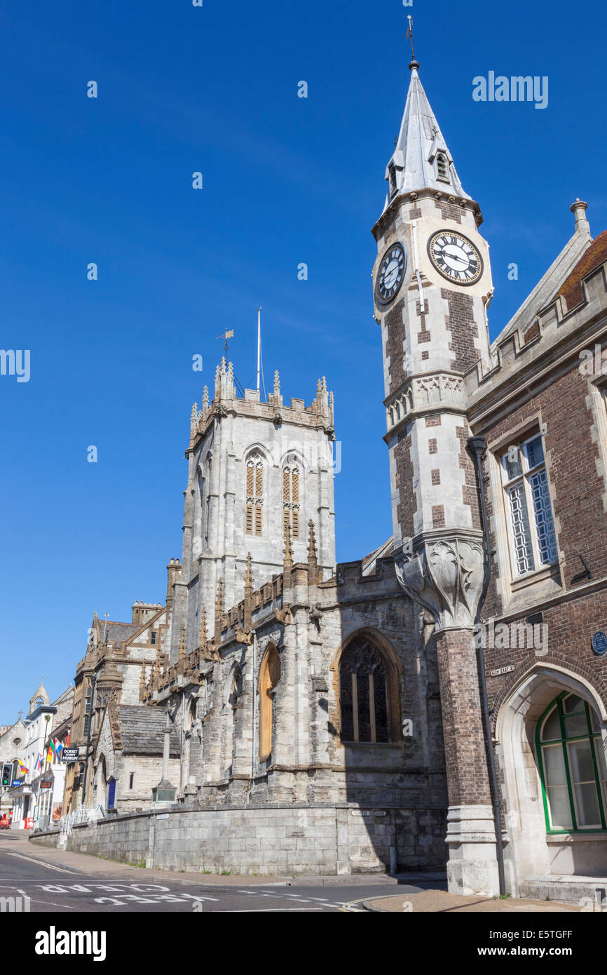 Inghilterra, Dorset, Dorchester, High Street Foto Stock