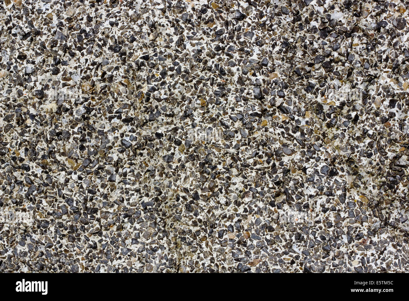 La trama è costituita da alcune migliaia di piccole schegge di granito e pietre closeup sfondo Foto Stock