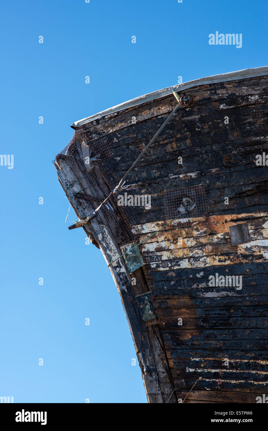 Il clipper ship "Città di Adelaide con l' prima del restauro. Foto Stock