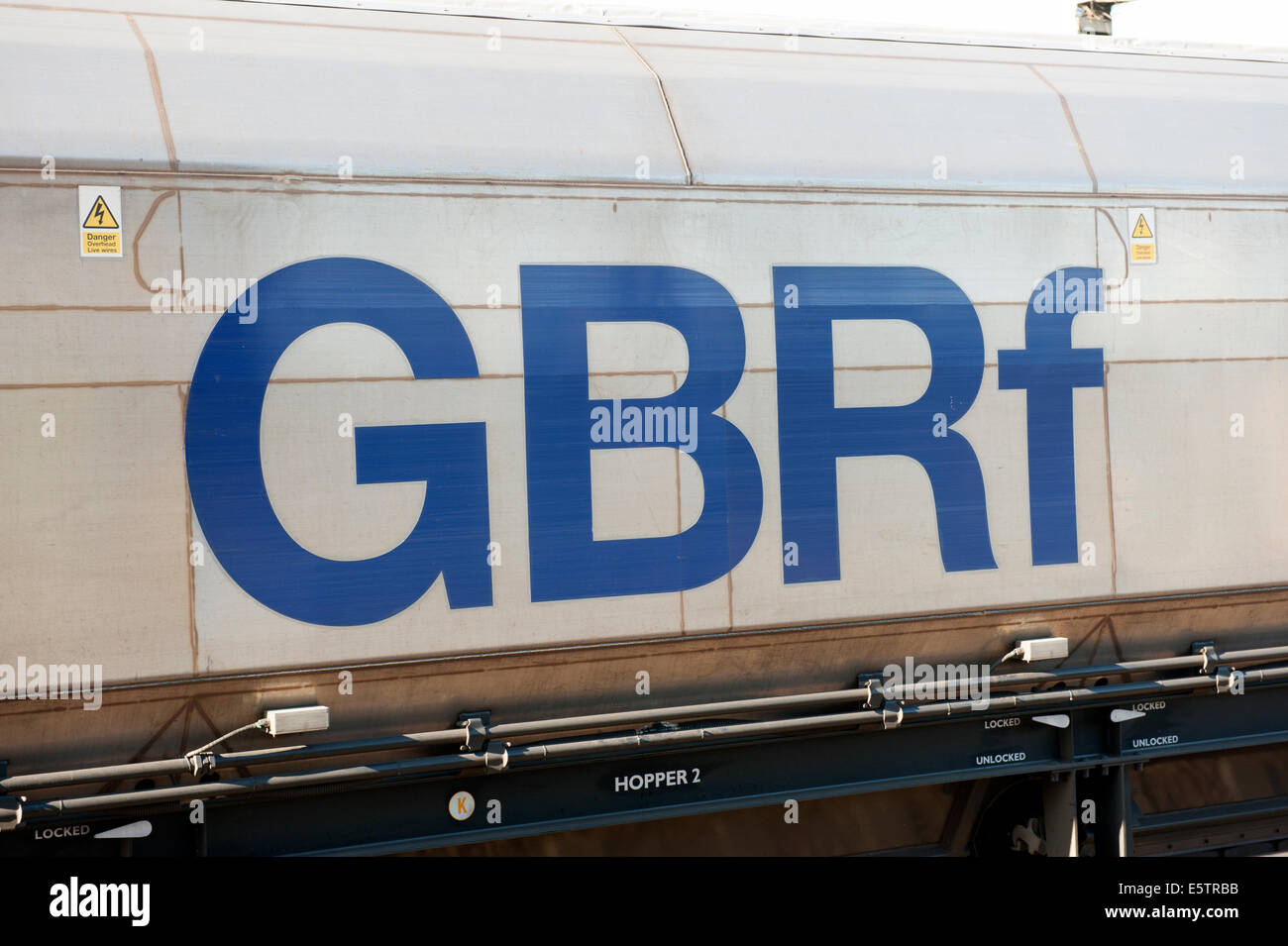 GBRf treno merci materiale rotabile ferroviario Railway Regno Unito Foto Stock