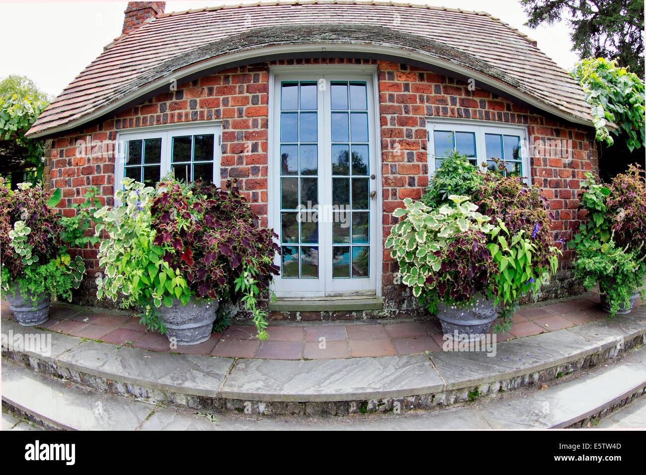 The Tea House at Planting Fields Arboretum Oyster Bay Long Island New York Foto Stock