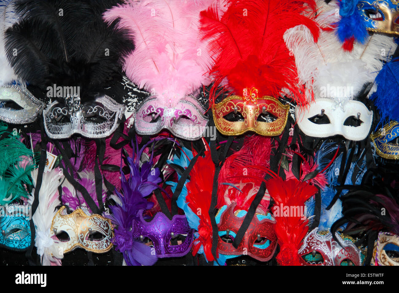 Carnevale veneziano maschere Foto Stock