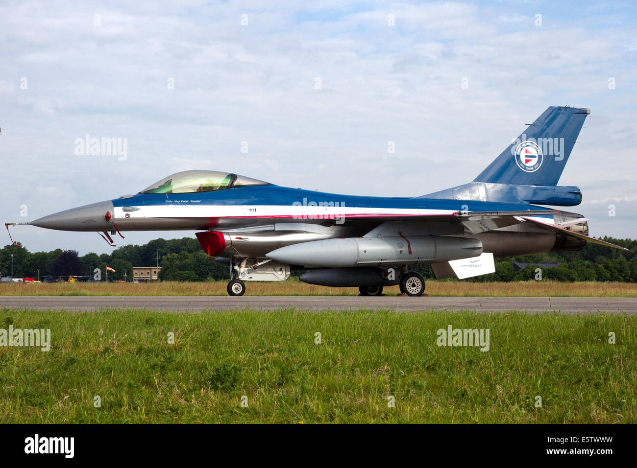 Norwegian Air Force F-16 Foto Stock