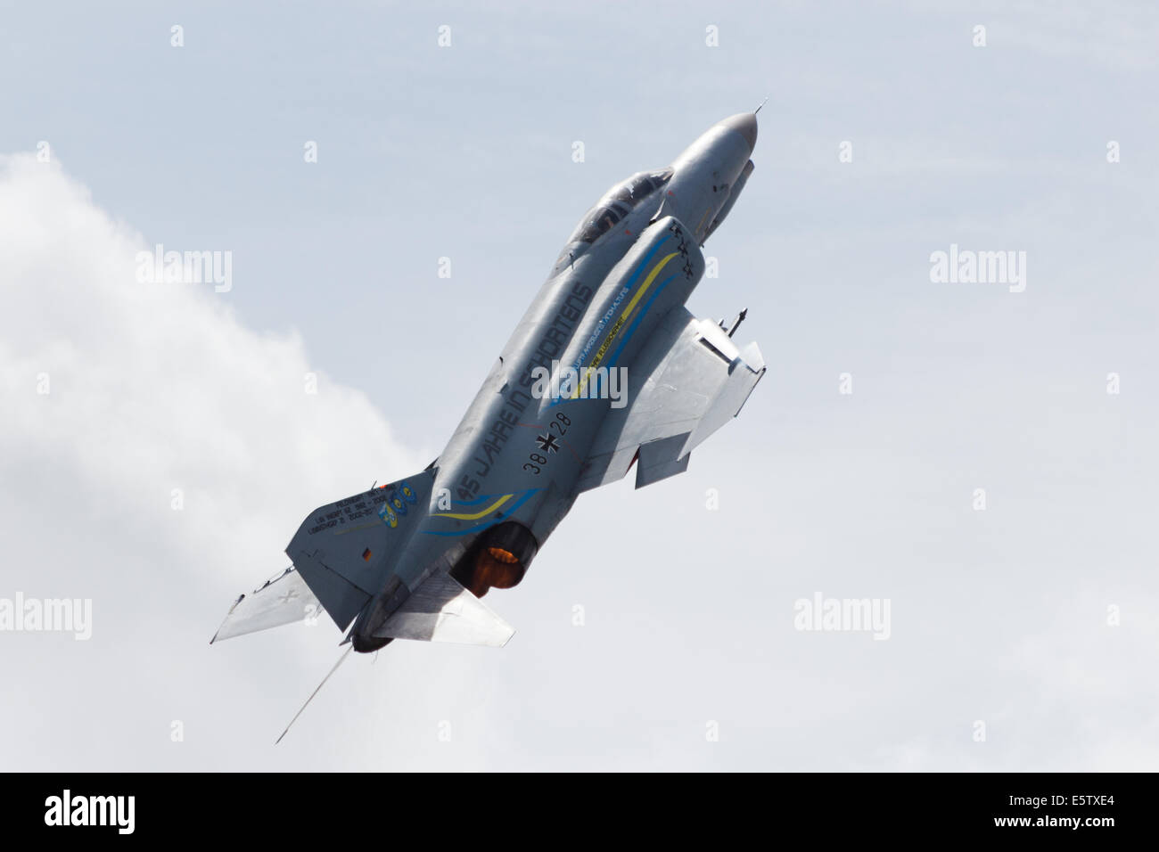 Tedesco F-4 Phantom dopo l'ultimo volo prima di smantellare il 29 giugno 2013 a Wittmund , Germania Foto Stock