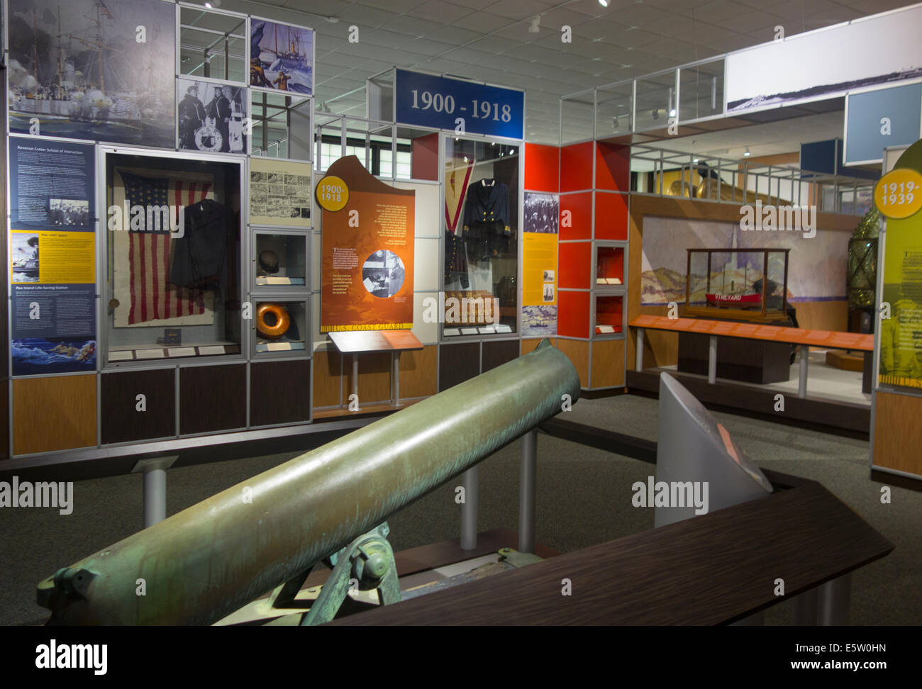 United States Coast Guard museum di New London CT Foto Stock