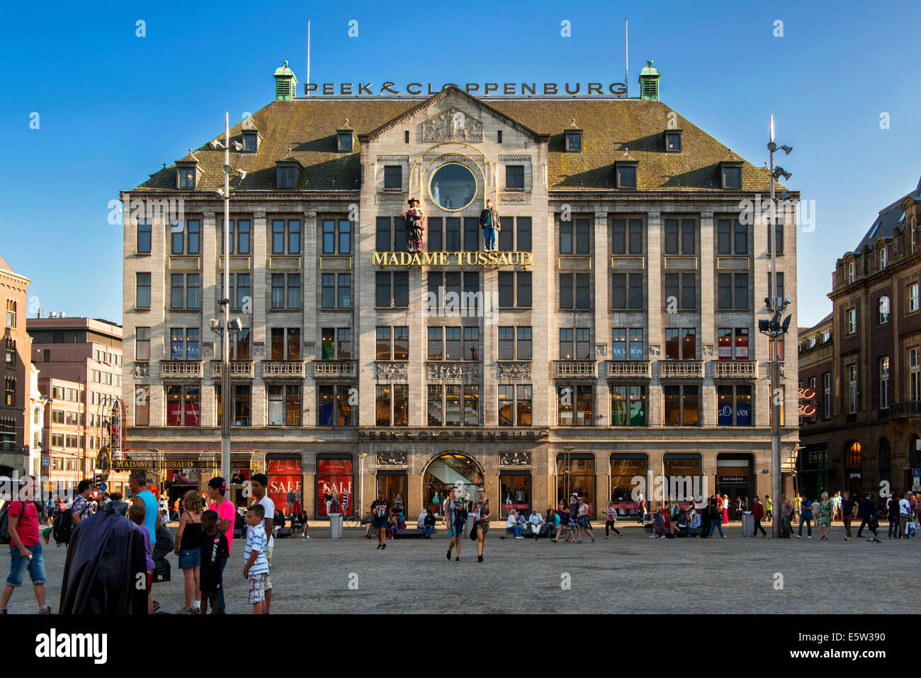 Madame Tussaud, Piazza Dam, Amsterdam, Olanda, Paesi Bassi Foto Stock