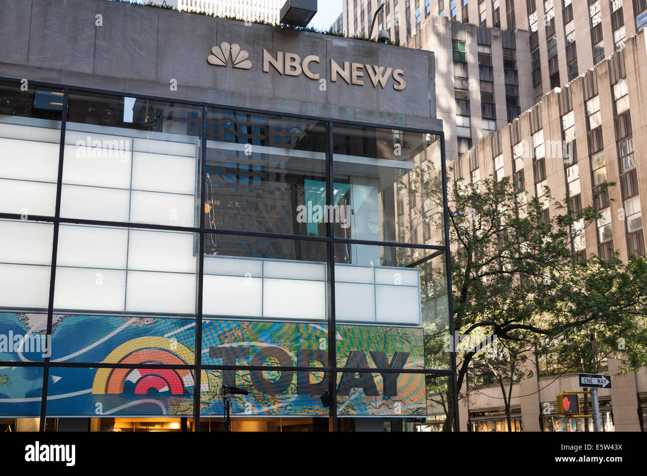 La NBC Today Show Studio, NYC Foto Stock