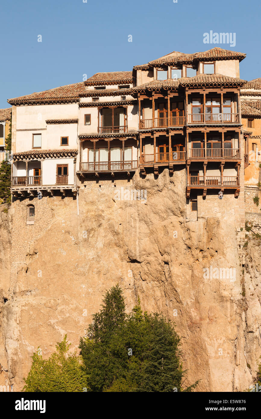 Case Sospese. La città di Cuenca. Castilla La Mancha. Spagna Foto Stock