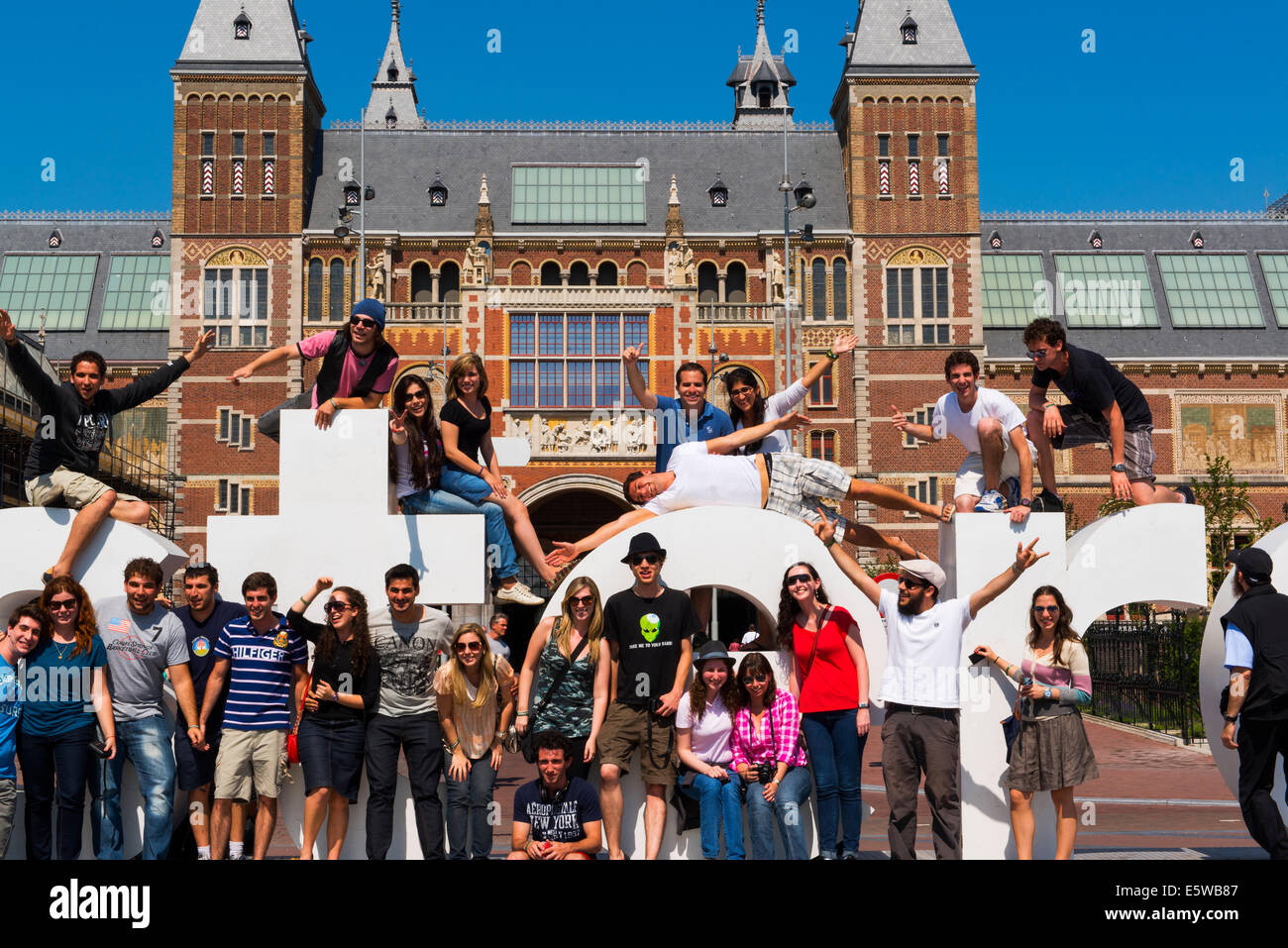 Rijksmuseum Amsterdam, Olanda, Paesi Bassi Foto Stock