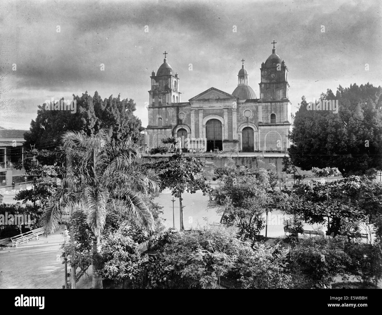 Cattedrale di Santiago di Cuba, circa 1910 Foto Stock