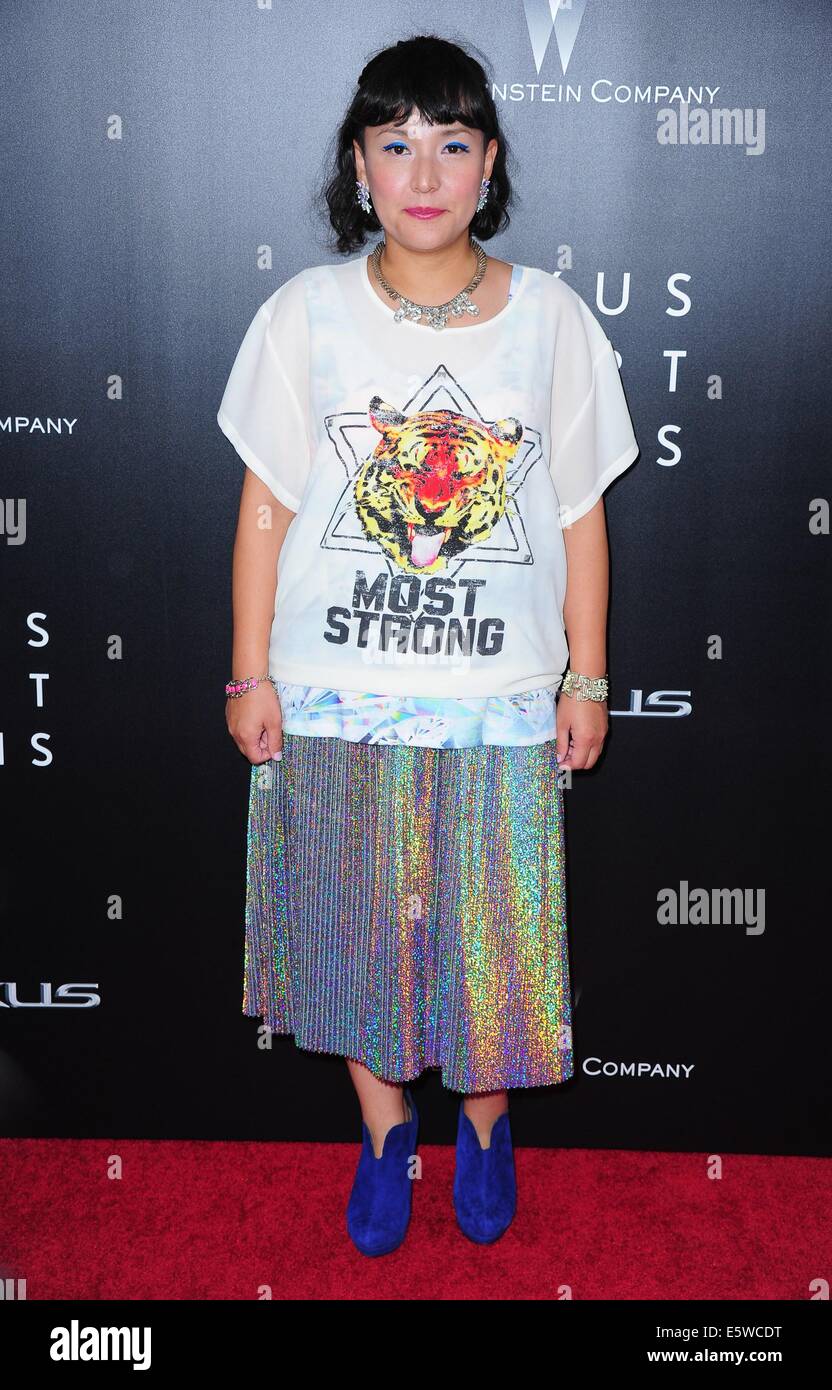 New York, NY, STATI UNITI D'AMERICA. Il 6 agosto, 2014. Satsuki Okawa presso gli arrivi per la seconda edizione di "La vita è incredibile' Lexus Cortometraggi serie Premiere, La Scuola di Arti Visive (SVA) Theatre di New York, NY, 6 agosto 2014. Credito: Gregorio T. Binuya/Everett raccolta/Alamy Live News Foto Stock
