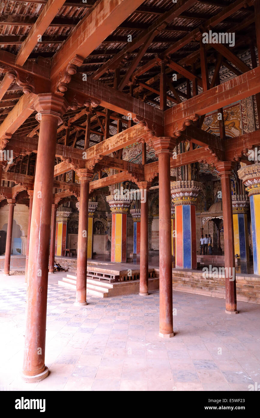 Thanjavur Maratti Palace, Tamil Nadu, India Foto Stock