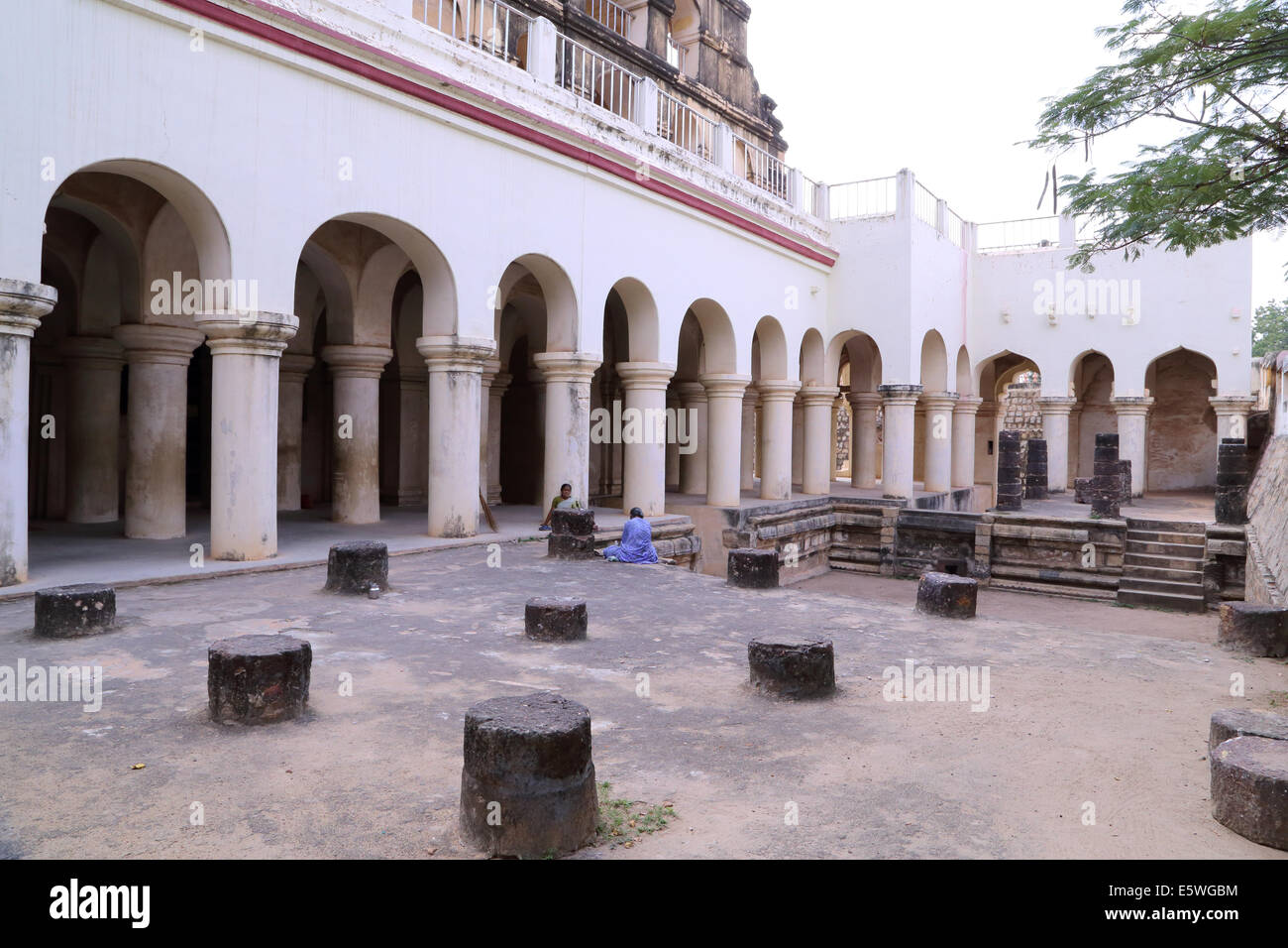 Thanjavur Maratti Palace, Tamil Nadu, India Foto Stock
