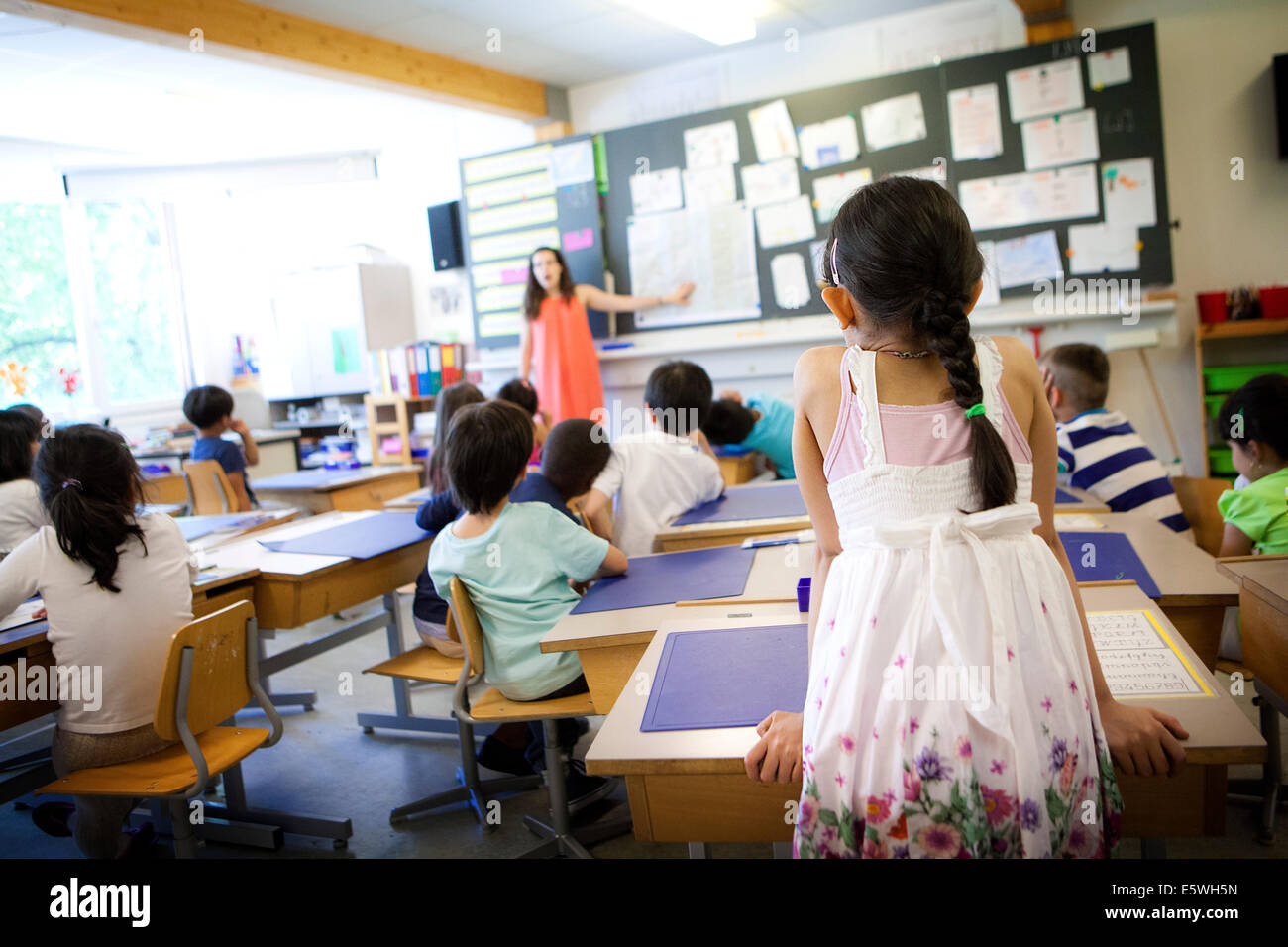 Scuola primaria Foto Stock