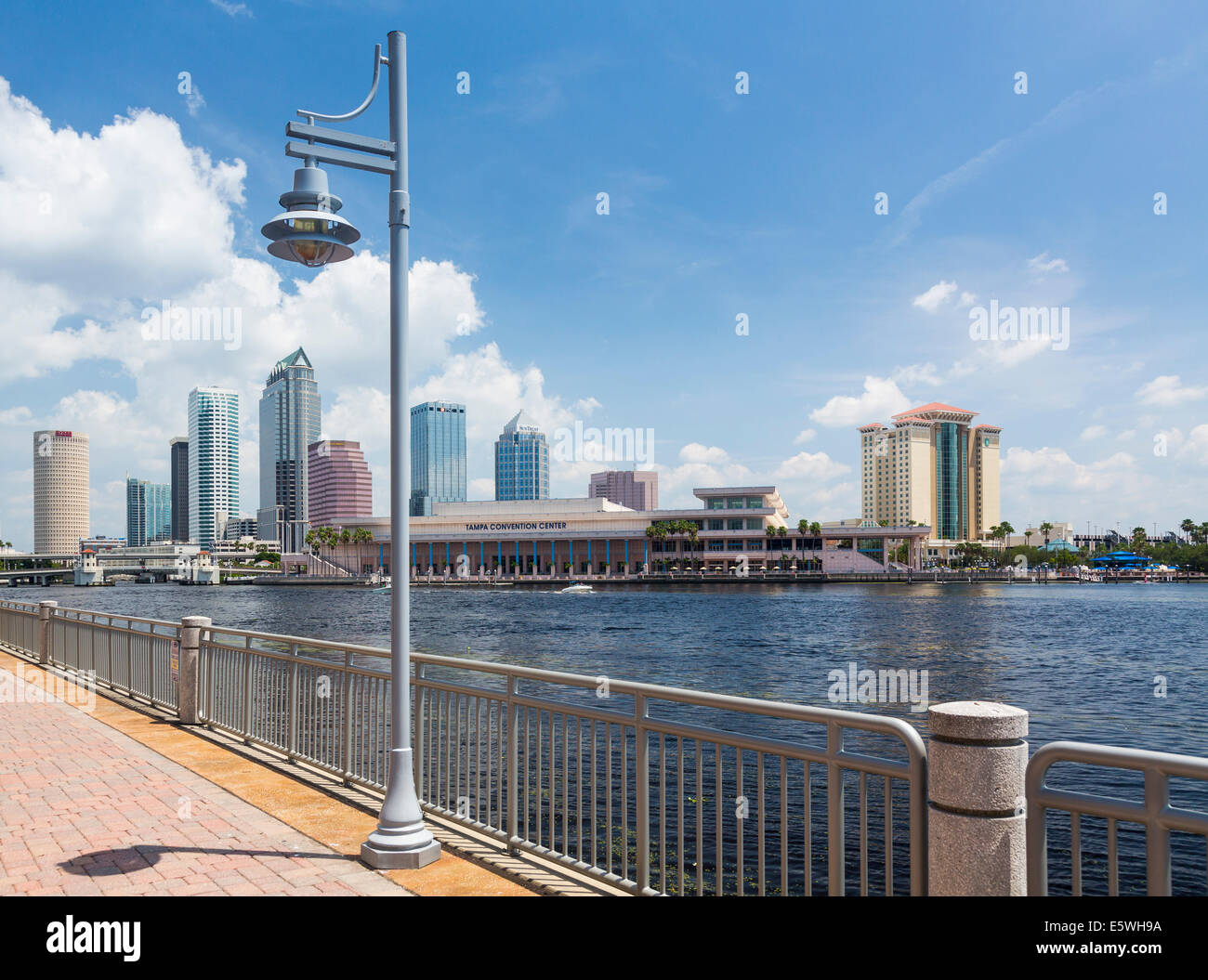 Tampa skyline della città, Tampa, Florida, Stati Uniti d'America Foto Stock