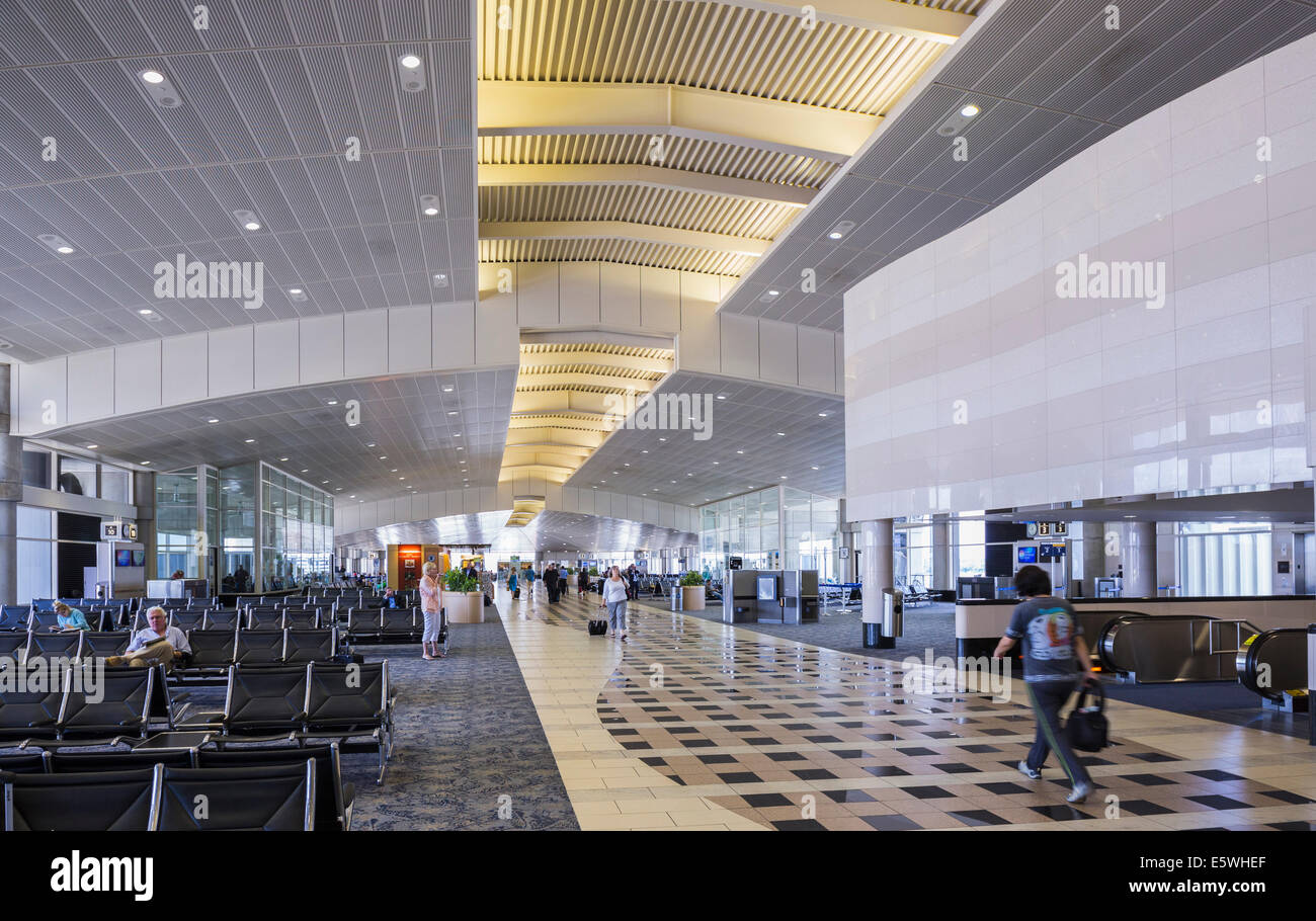 Aeroporto Internazionale di Tampa lounge, Tampa, Florida, Stati Uniti d'America Foto Stock