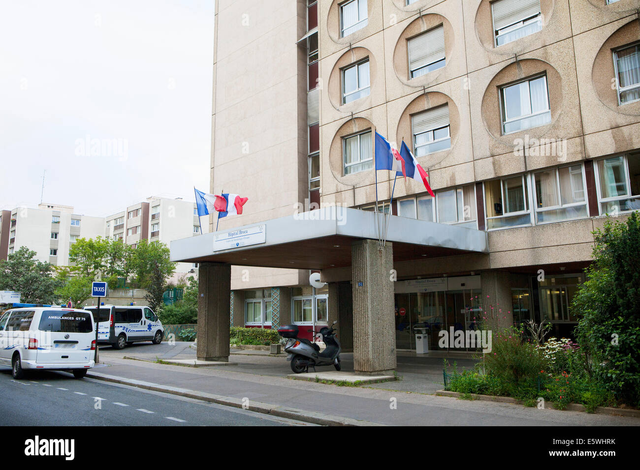 Broca ospedale, Parigi Foto Stock