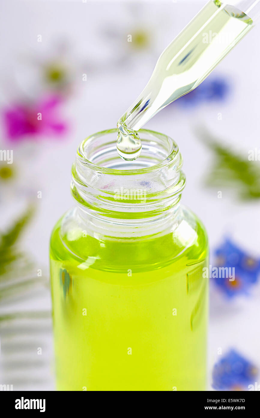 Olio essenziale Foto Stock
