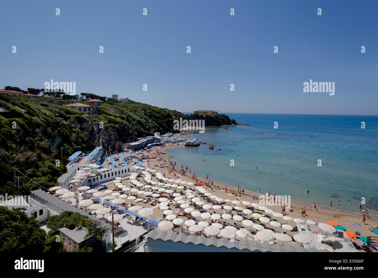 Bagni Italia Castiglioncello Toscana Foto Stock Alamy