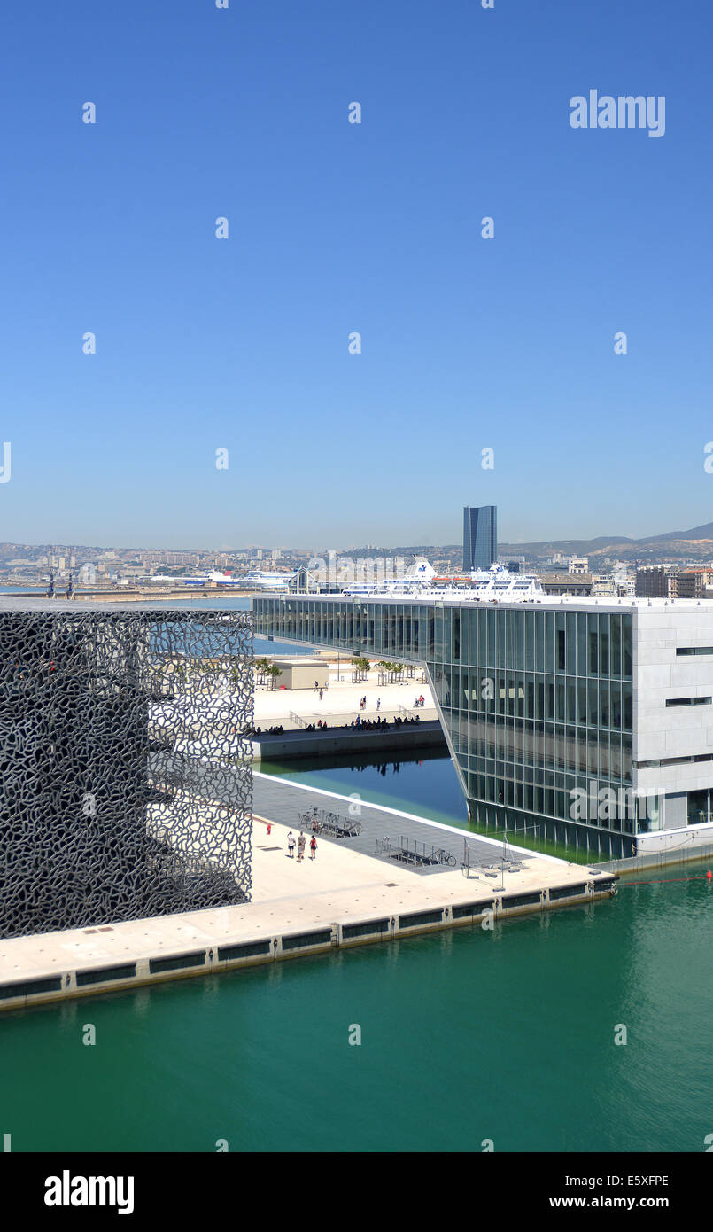 Mucem Marseille Bouches-du-Rhone Francia Foto Stock