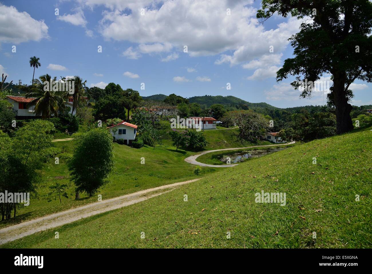 Un'area di Las Terrrazos eco villaggio Foto Stock