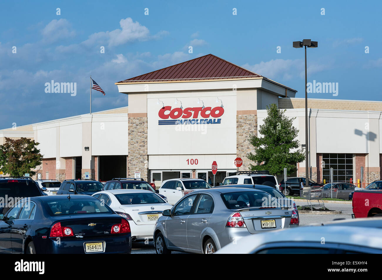 Costco wholesale club store, Mount Laural, New Jersey, STATI UNITI D'AMERICA Foto Stock