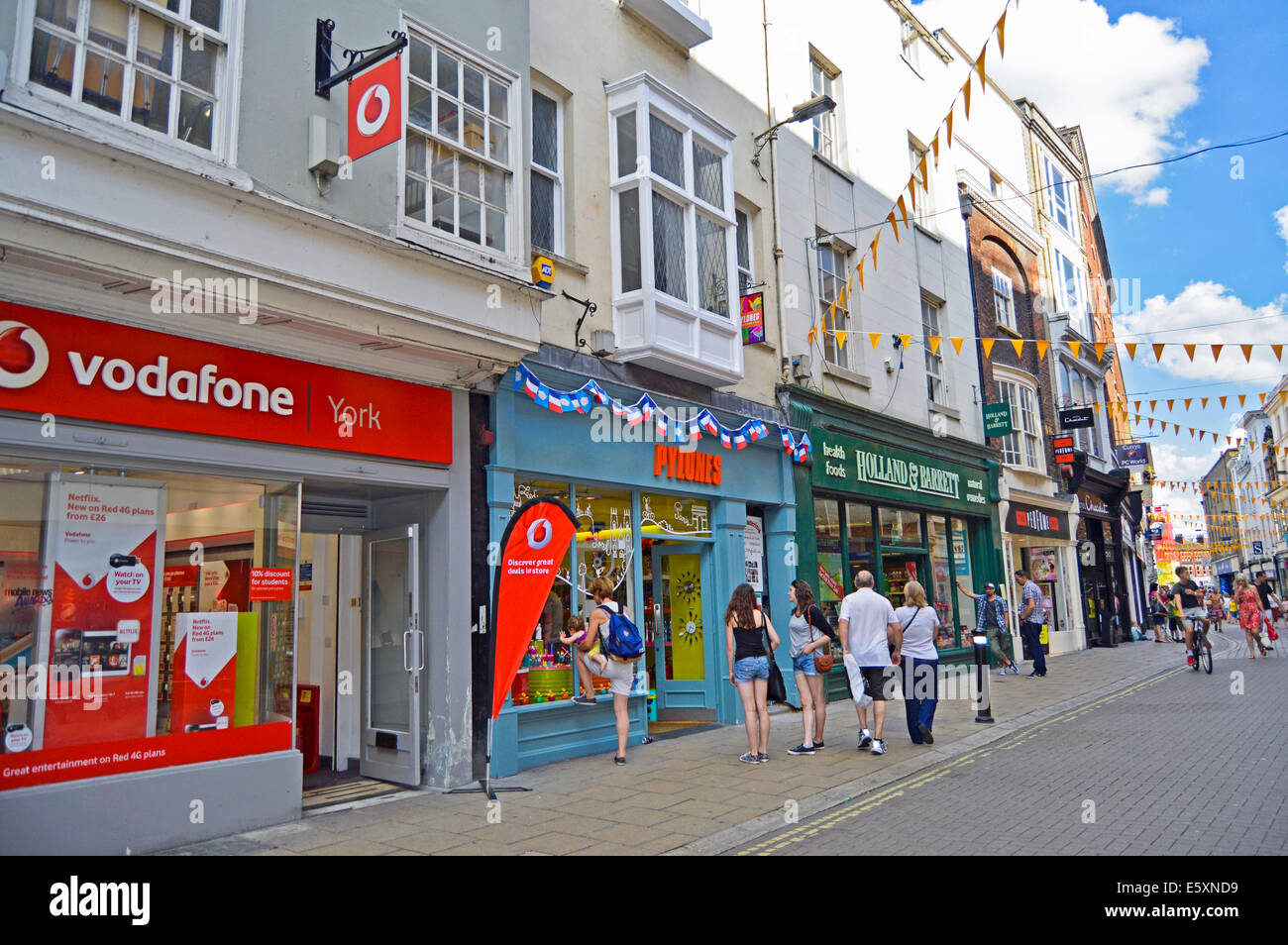 York Town Center, North Yorkshire, Inghilterra, Regno Unito Foto Stock