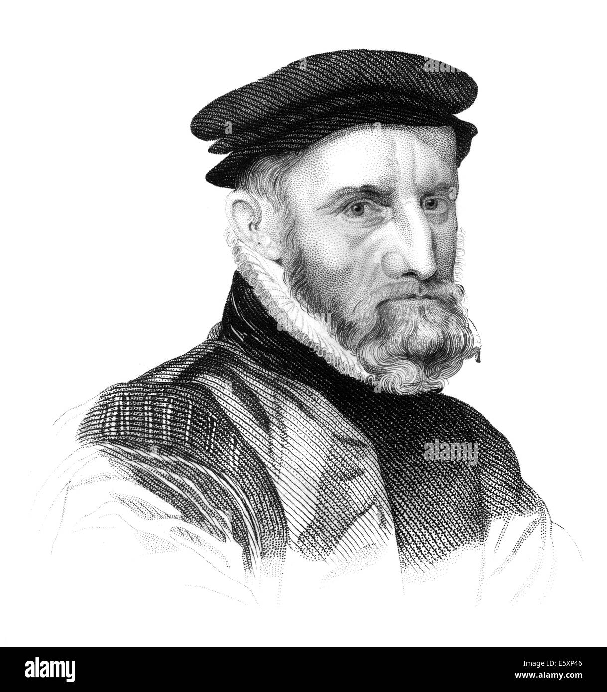 Sir Thomas Gresham il sambuco, 1519-1579, un mercante Inglese e finanziere, Foto Stock