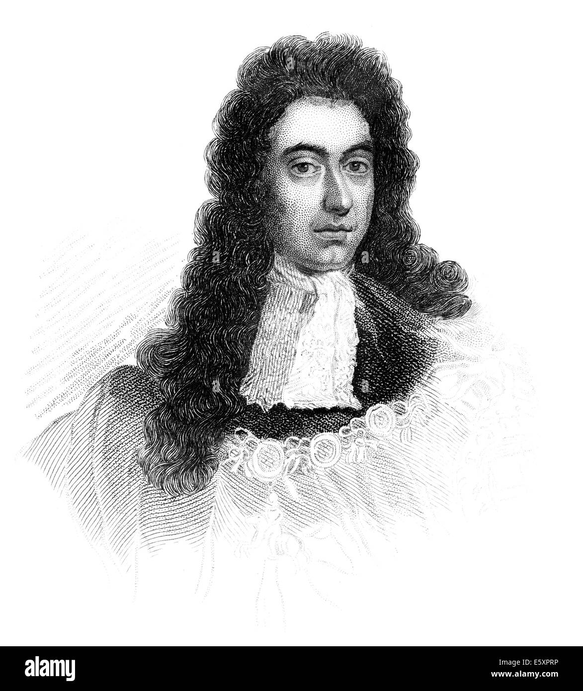 Ritratto di Guglielmo III di Orange o Willem III; 1650 - 1702, principe di Orange della casa di Orange-Nassau, re d'Inghilterra, Foto Stock