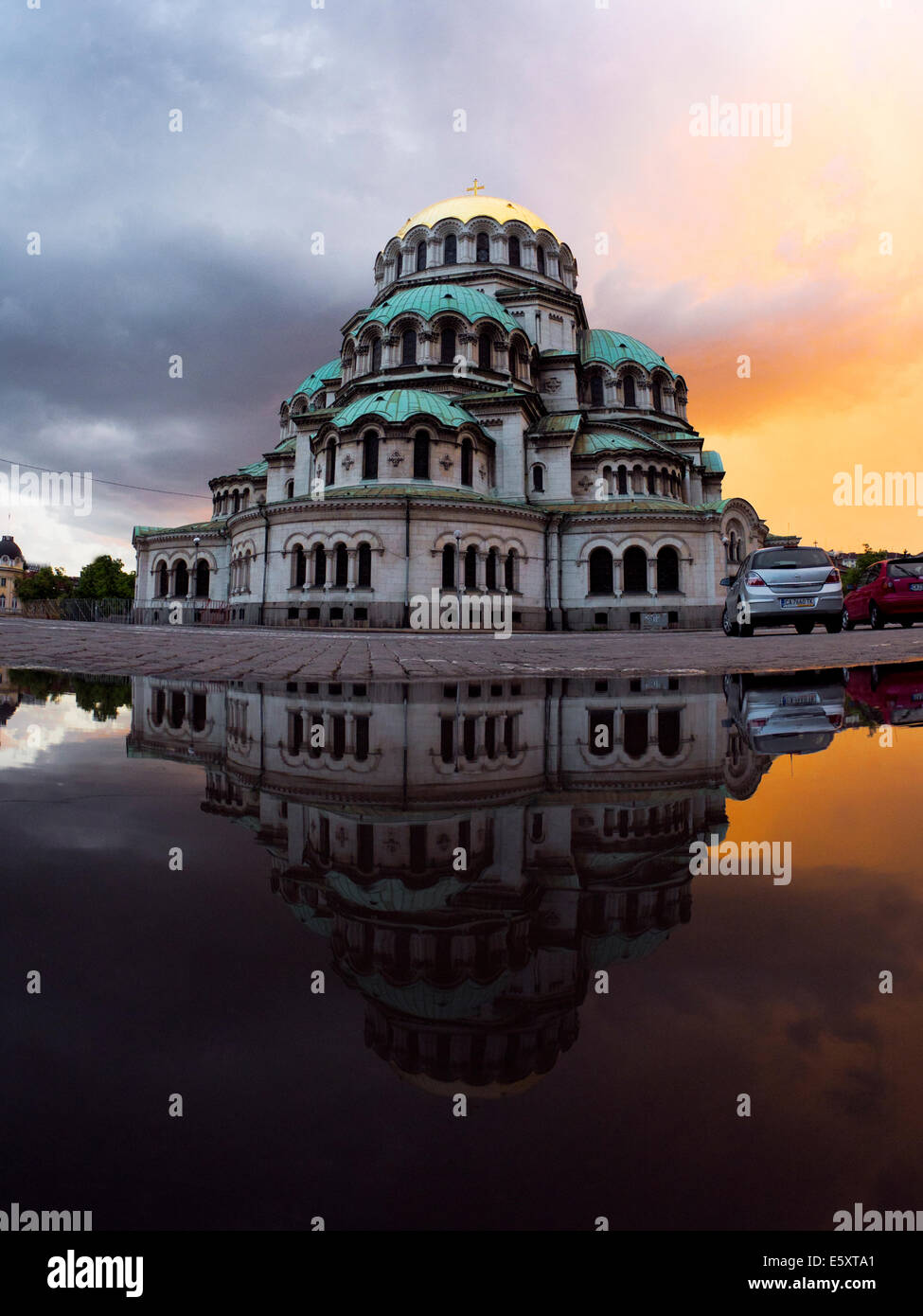 Cattedrale di Alexander Nevski Sofia Bugaria Foto Stock