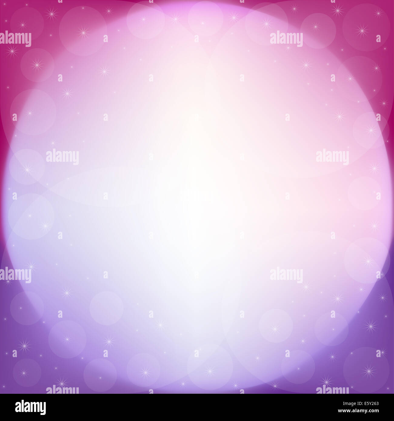 Sfondo Fantasy di lucido cerchi e stelle Foto Stock