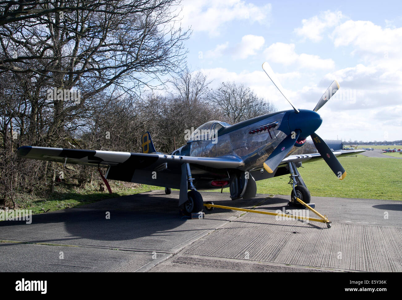 Nord AmericanP51 Mustang WWII US aereo da caccia Foto Stock