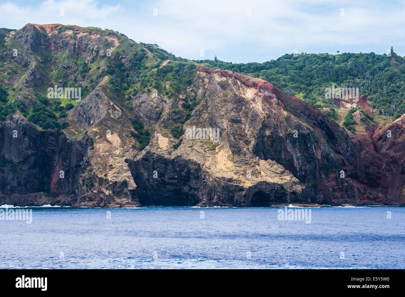 Pitcairn Island South Pacific Foto Stock